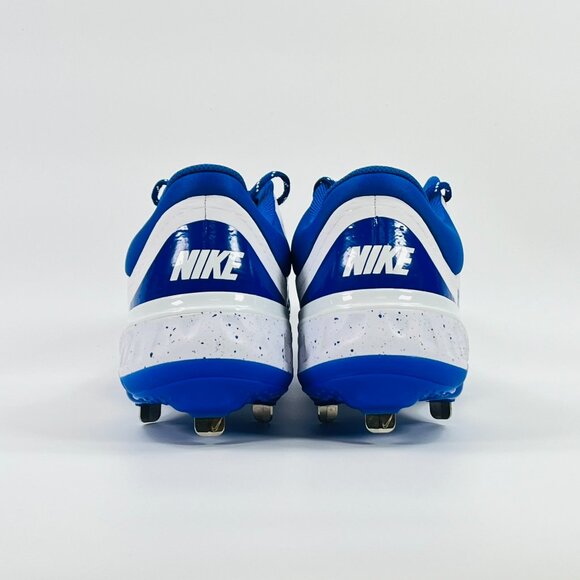 Nike Alpha Huarache Elite 4 Low \'White Royal Blue\' FD2745-108 Baseball size 13
